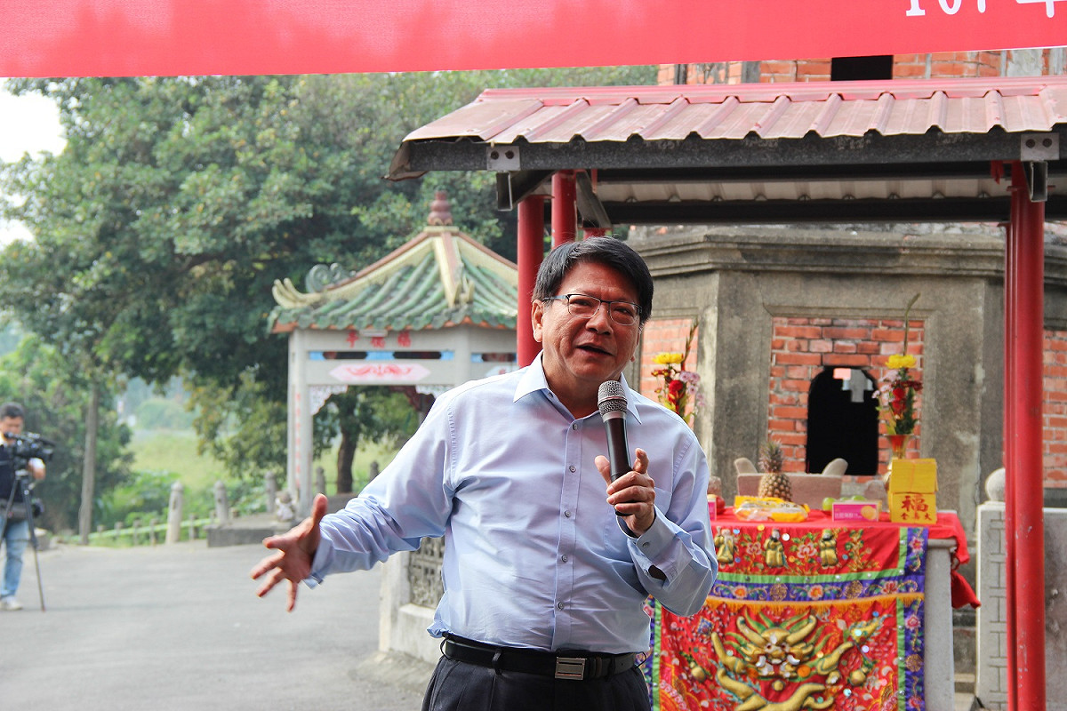 屏東縣長潘孟安也到場，並表示未來將持續在客庄發掘親水亮點，以「客庄水之旅」為目標，重現過去與「水」的美好的關係。 圖：屏東縣政府／提供