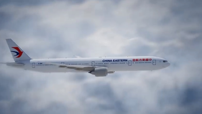 中國民用航空局籲台盡快核准中國東方航空(圖)及廈門航空春節加班機，民航局晚間表達強烈遺憾，批評顛倒是非、不顧誠信。 圖：翻攝youtube(資料照片)