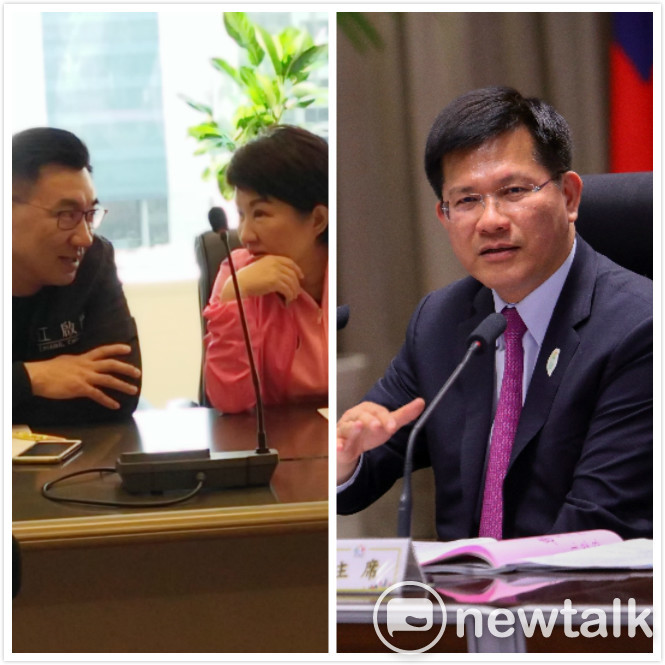 台中市長選舉，江啟臣、盧秀燕誰能出線挑戰林佳龍？ 圖：新頭殼/合成
