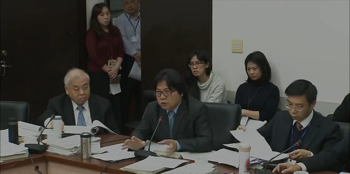立法院朝野黨團今（22）天下午開始處理內政部預算，內政部長葉俊榮出席。 圖：翻拍自立法院直播