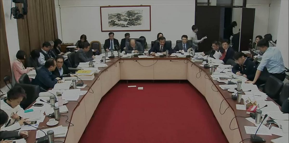 立法院朝野黨團今（22）天下午開始處理內政部預算。 圖：翻拍自立法院直播