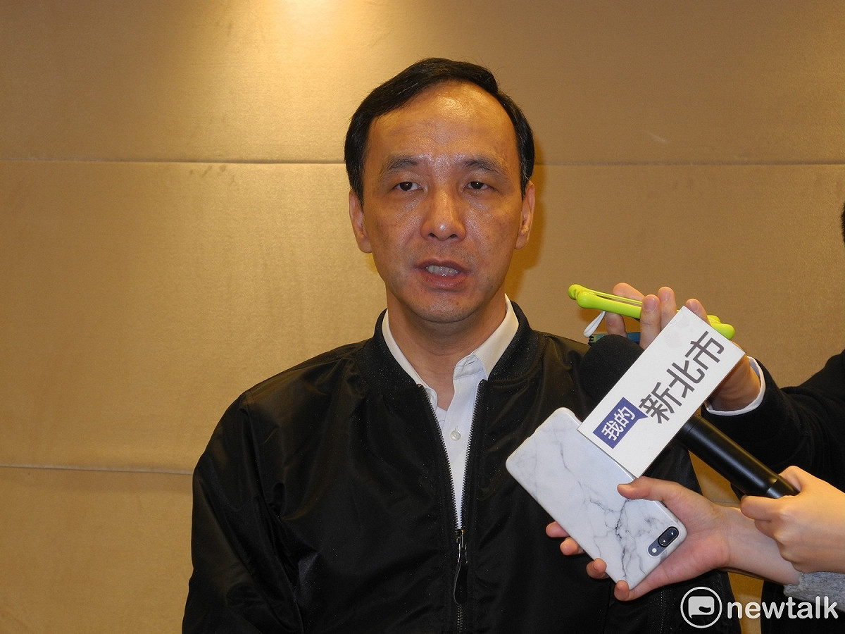 對於洪耀福說朱立倫政治能量比吳敦義強，朱立倫今(26)日表示，這是在分化國民黨。 圖：王峻昌/攝