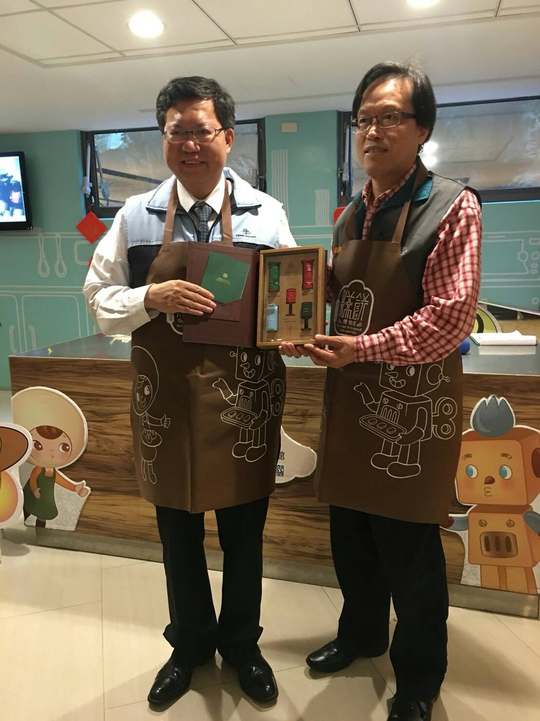 鄭文燦說，每個孩子都是一樣的，都很有潛力，不僅活潑可愛，也需要照顧。 圖：桃園市政府／提供
