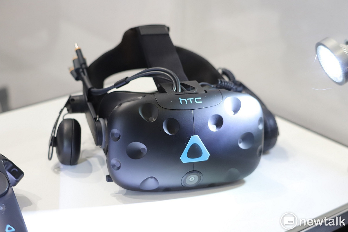 新一代VIVE Pro及VIVE無線模組，於2018台北國際電玩展首度在台亮相。 圖：蔡幸秀/攝