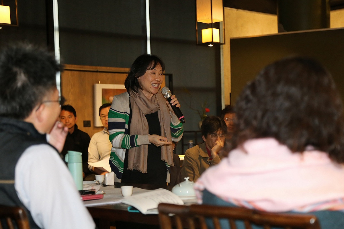 這次的交流會市長夫人廖婉如也共同參與，她表示「盼讓大家內心的花開！」 圖:翻攝自台中市政府
