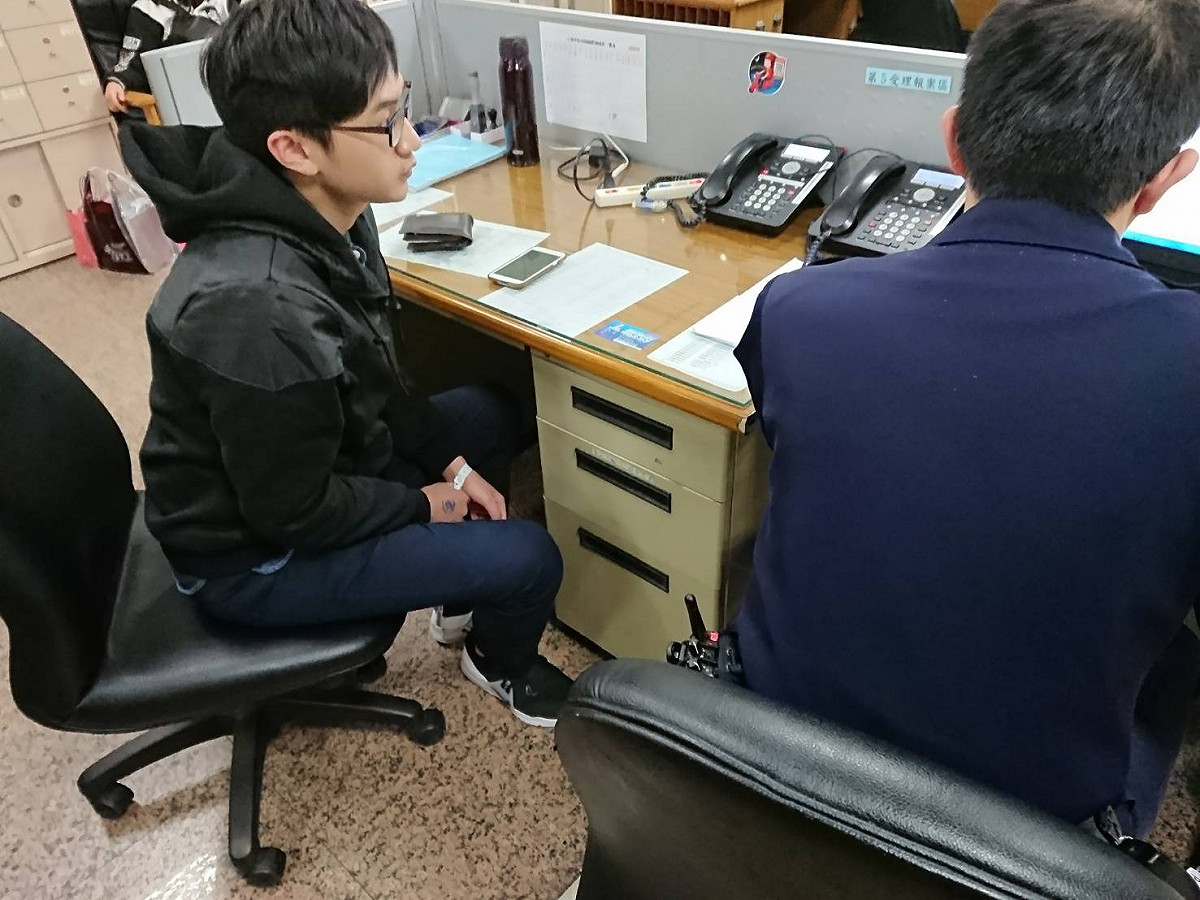 狼谷娛樂已在轄區分局報案，左為當事人「超負荷」，當時仍驚魂未定。 圖：狼谷娛樂/提供