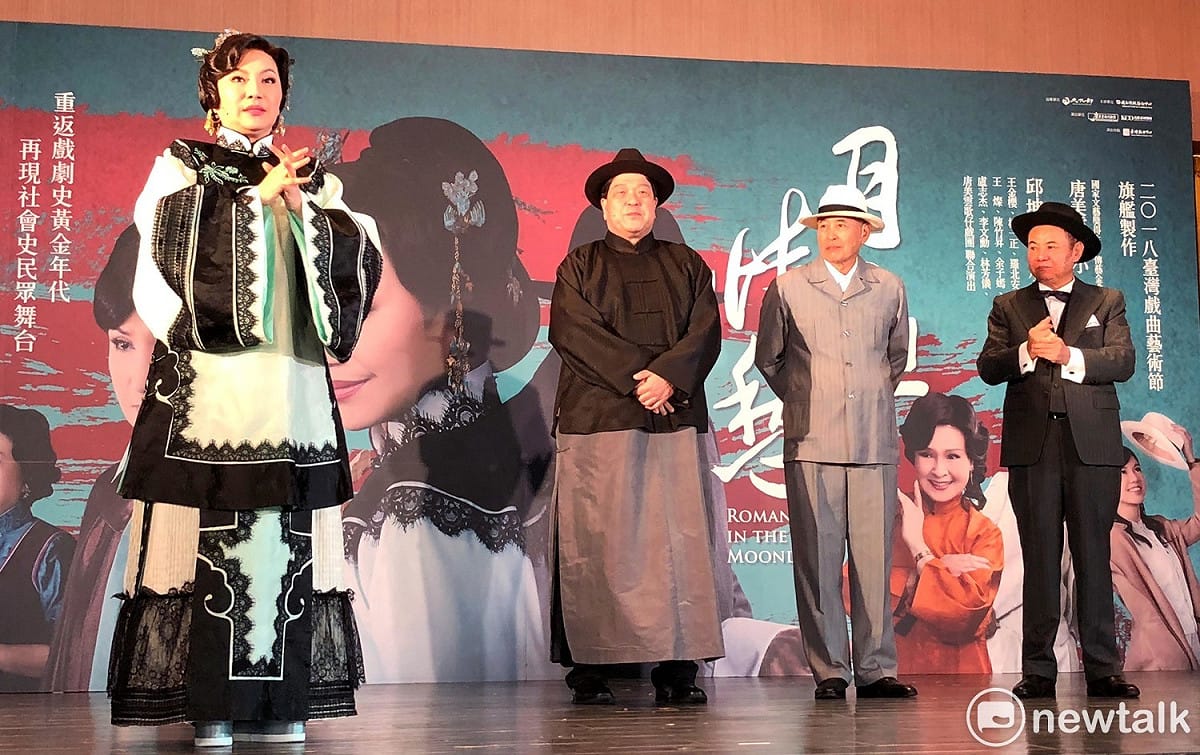 唐美雲邀請柯一正、蔡振南、羅北安三位資深舞台劇演員參與歌仔戲演出。 圖/張大魯攝