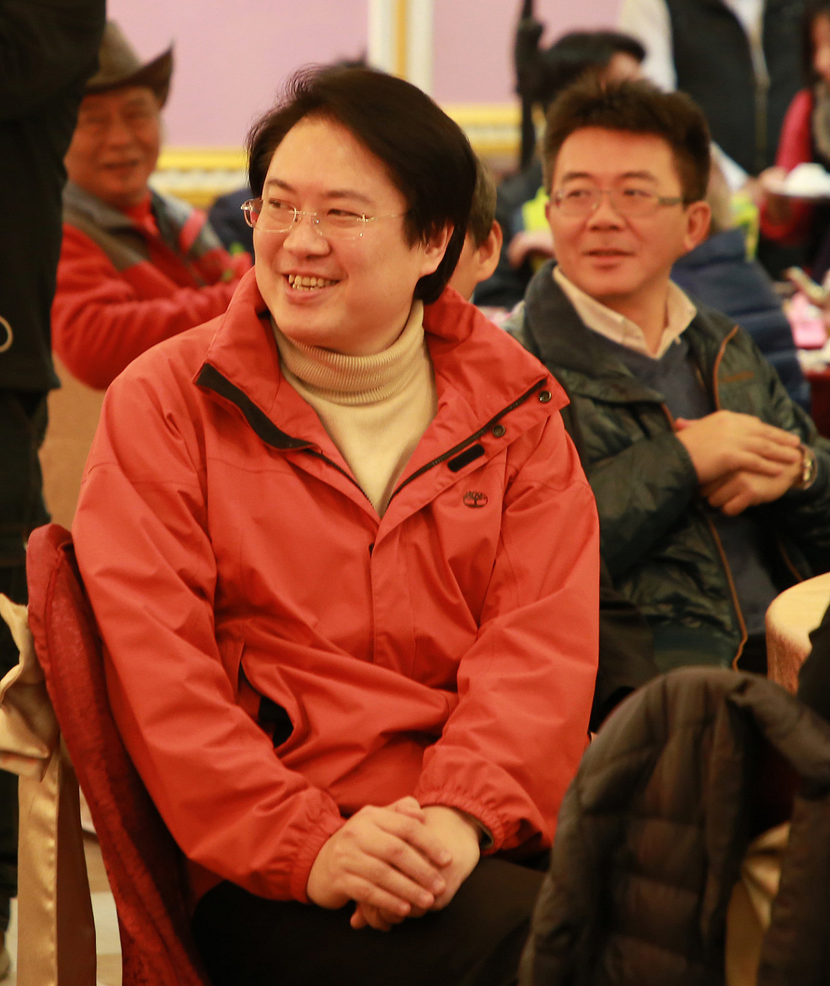 林右昌表示，今年基隆市低收入戶春節慰問金除了原有的4500元外，市府統籌各界善款，再加發1000元。 圖：基隆市政府 / 提供
