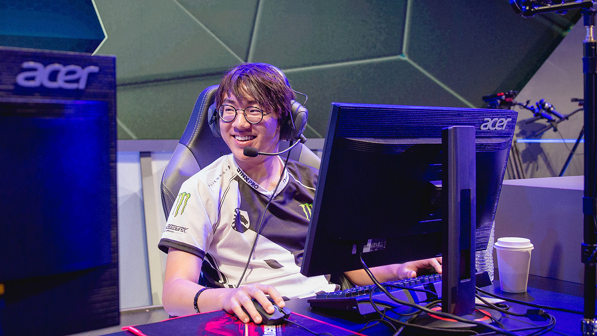 目前正效力於Team Liquid戰隊的Olleh。 圖：翻攝自 LoL Esports Photos flickr