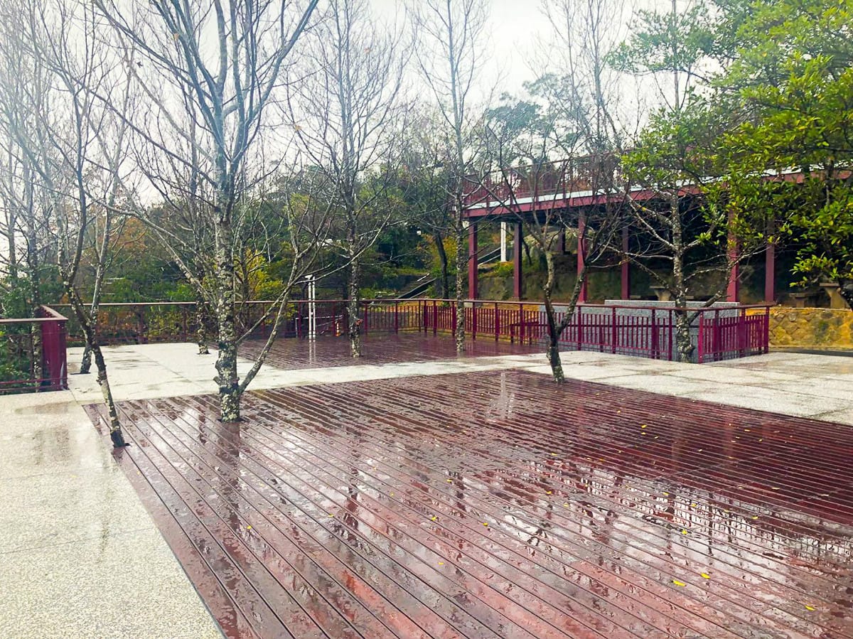 新落成的碧山露營場，讓你在春節享受另類的芬多精露營樂趣之旅吧！ 圖：台北市工務局提供