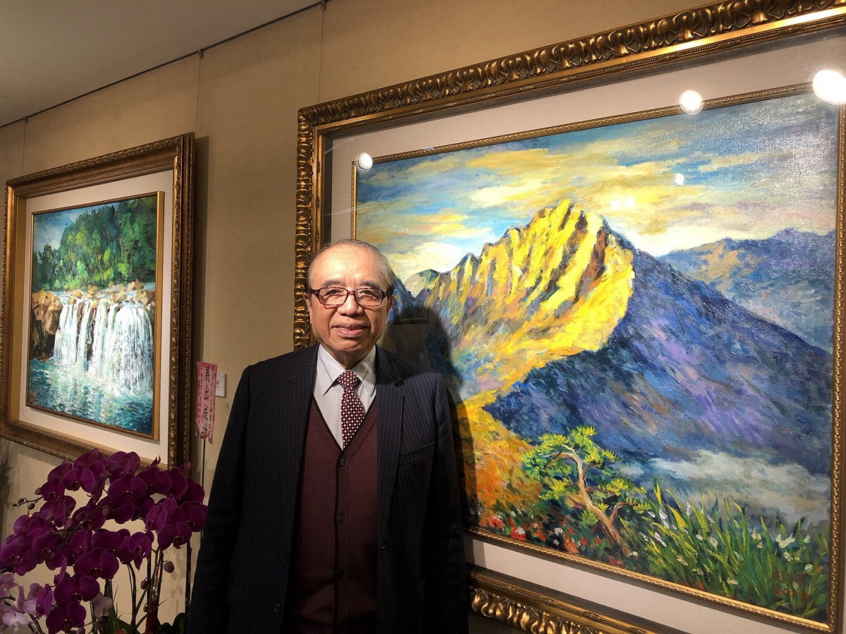 這次以「晴天藝蕾」為展覽名稱，象徵趙昌平一生致力於司法的公平正義。 圖：桃園市政府文化局/提供