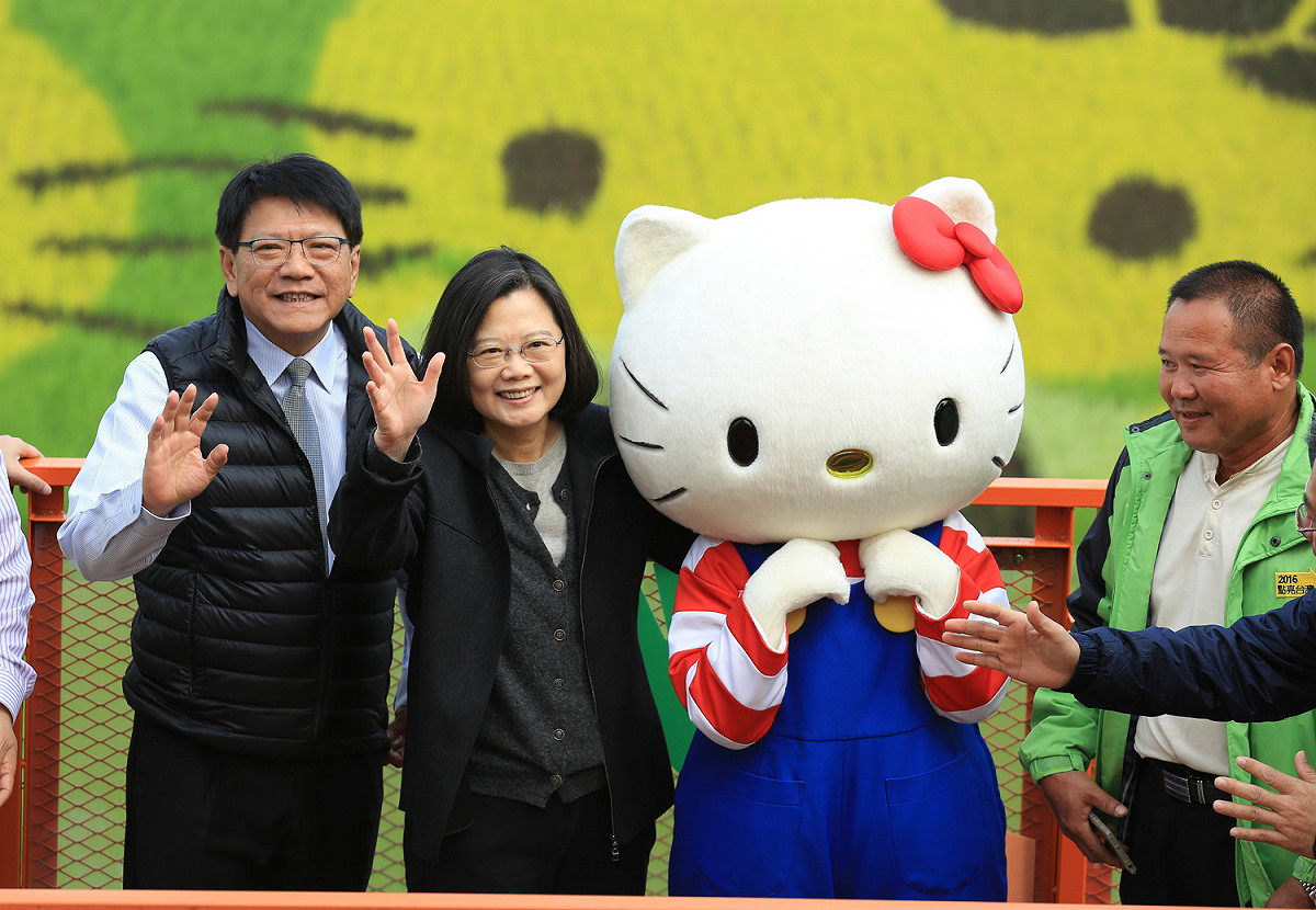 這次展覽會與三麗鷗公司取得授權，邀到Hello Kitty來助陣。 圖：屏東縣政府/提供