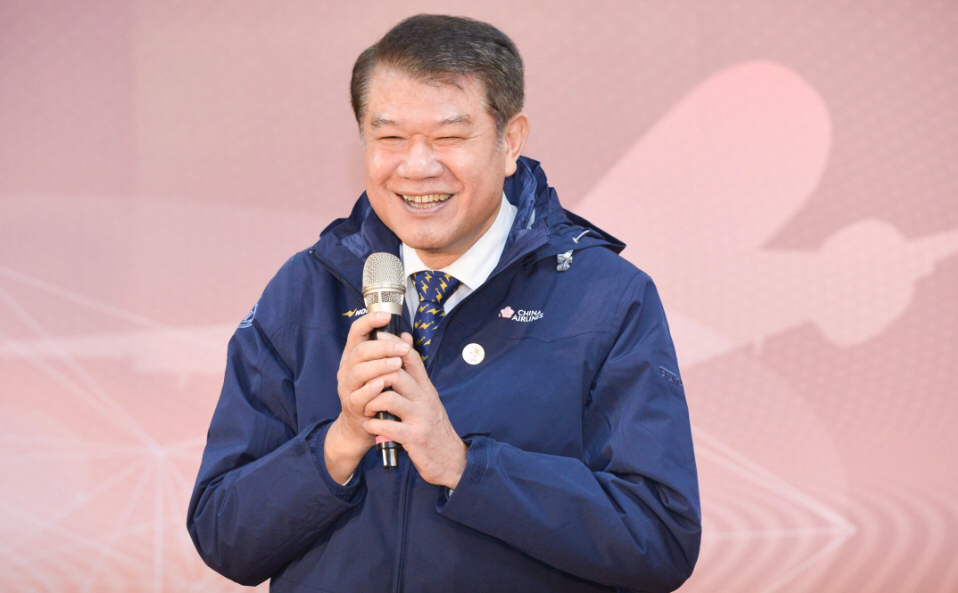 中華航空公司董事長何煖軒。 圖：桃園市政府/提供 (資料照片)
