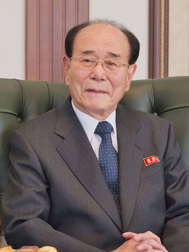 北韓最高人民會議常任委員會委員長金永南將為平昌冬奧，率團訪問南韓。 圖：翻攝維基百科