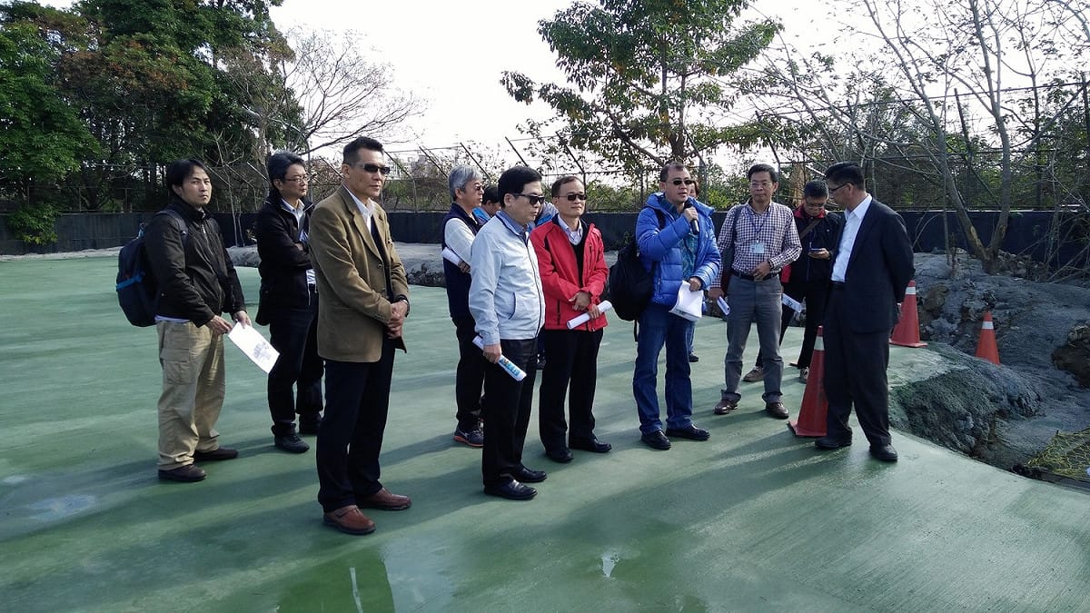 為進一步達到「底渣百分百在地化」利用，中市府從今年1月1日起實施焚化再生粒料推動使用計畫。 圖：中市府／提供