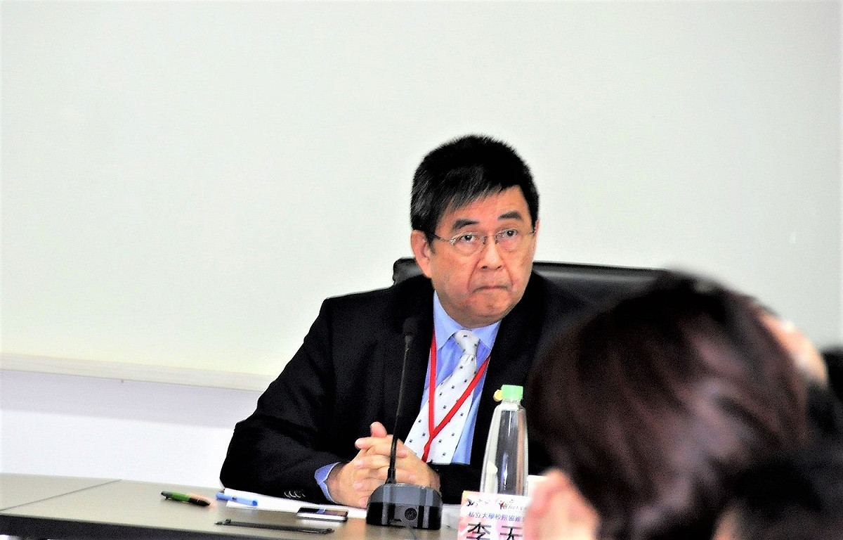 文化大學校長爭議持續未獲解決，教育部高教司長李彥儀今（5)日說重話，並表明前校長李天任（如圖）續任校長違反私校法；若董事會不作處置，不排給予減招處份。 圖 : 陳香蘭／攝