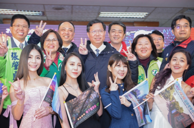 『2018桃園燈節 溪旺桃園 水漾慶豐年』將於2月21日至3月4日舉行，包括龜山、桃園、水汴頭及蘆竹等4個燈區，展現桃園多元、國際化的魅力。 圖：取自桃園市政府官網