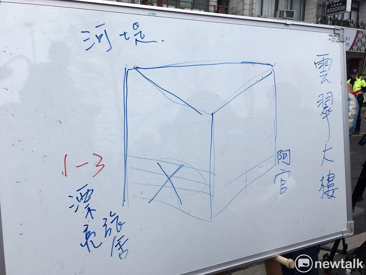 雲門翠堤示意圖。 圖：黃韋銓/攝