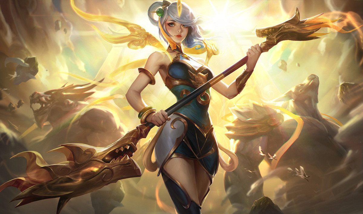 新春造型「玄天真女」拉克絲。 圖：Garena/提供