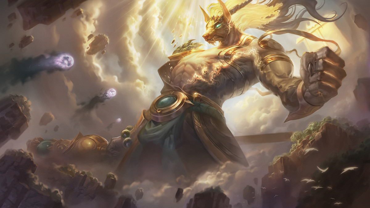 新春造型「玄天戰犬」納瑟斯。 圖：Garena/提供