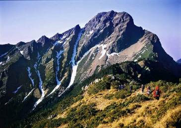 台灣第一高峰玉山。 圖：營建署/提供