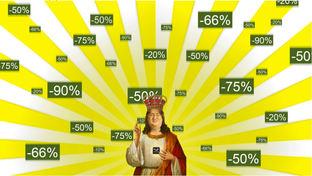 Steam多年來在節慶特價中，總以驚人的折扣吸引玩家，其銷售成果甚至被戲稱為收集遊戲的遊戲。 圖：翻攝自flickr 由amarulove授權