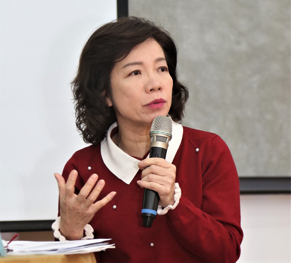 教育部技職司長楊玉惠表示，新南向產學合作國際專班共８名學生失聯。（資料照片） 圖:教育部／提供