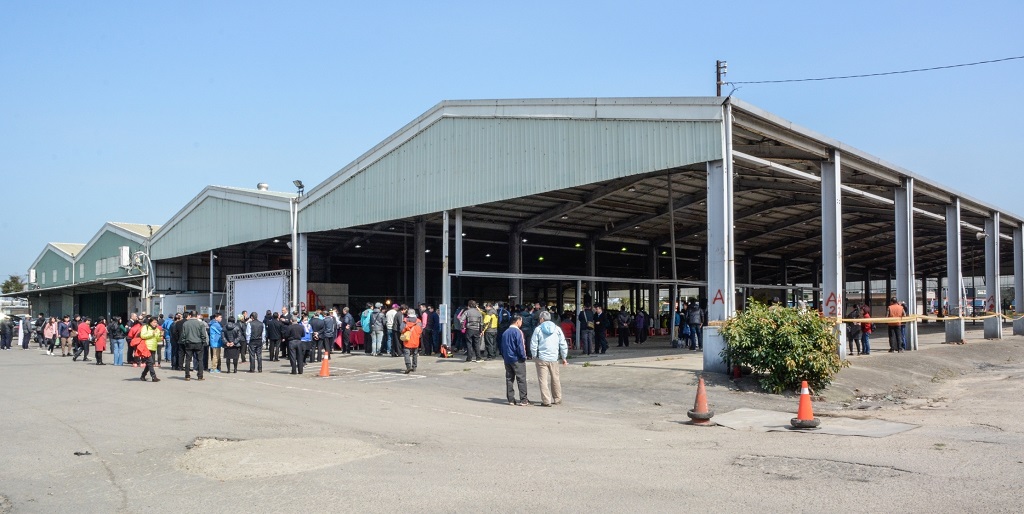 桃農綜合農產品批發市場設置蔬菜儲藏設施，預計今（107）年6月底完工。 圖：桃市府／提供