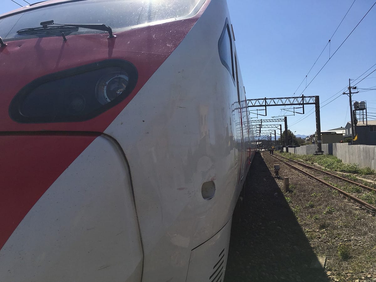 發生事故之普悠瑪列車。 圖 : 台鐵/提供