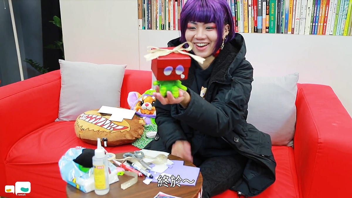 跟著Kuro一步步完成超可愛的阿姆姆吧！ 圖：朱泓任/攝