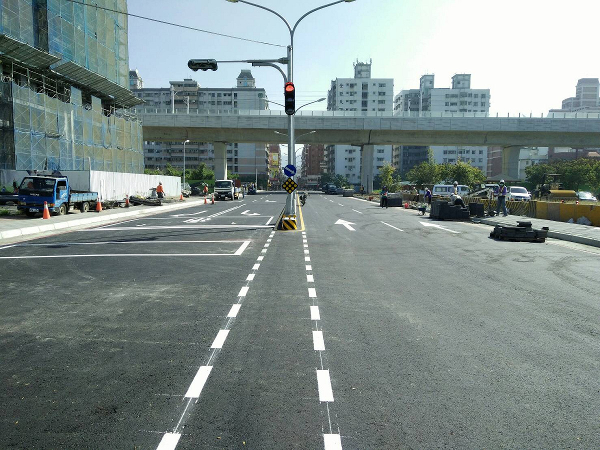 大新路地下道填平完工。 圖：台中市交通局/提供