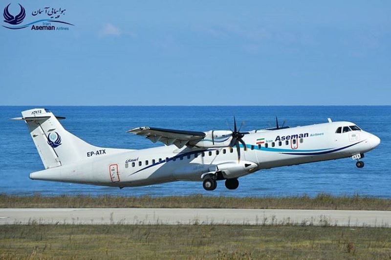 伊朗阿塞曼航空一架客機18日墜毀在中部薩格洛斯山區，原定由德黑蘭飛往亞蘇季。圖為阿塞曼航空公司飛機。 圖：取自阿塞曼航空公司IGinstagram.com/asemanairlines）