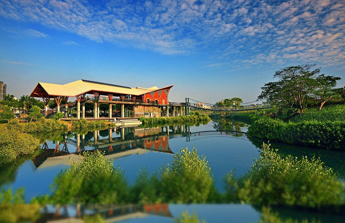 中都濕地公園即為公辦市地重劃成果與市民共享並帶動地方發展之標竿。 圖：高雄市政府／提供