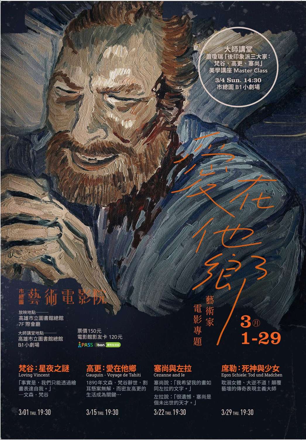 「愛在他鄉：藝術家電影專題」 圖：高雄市電影館/提供