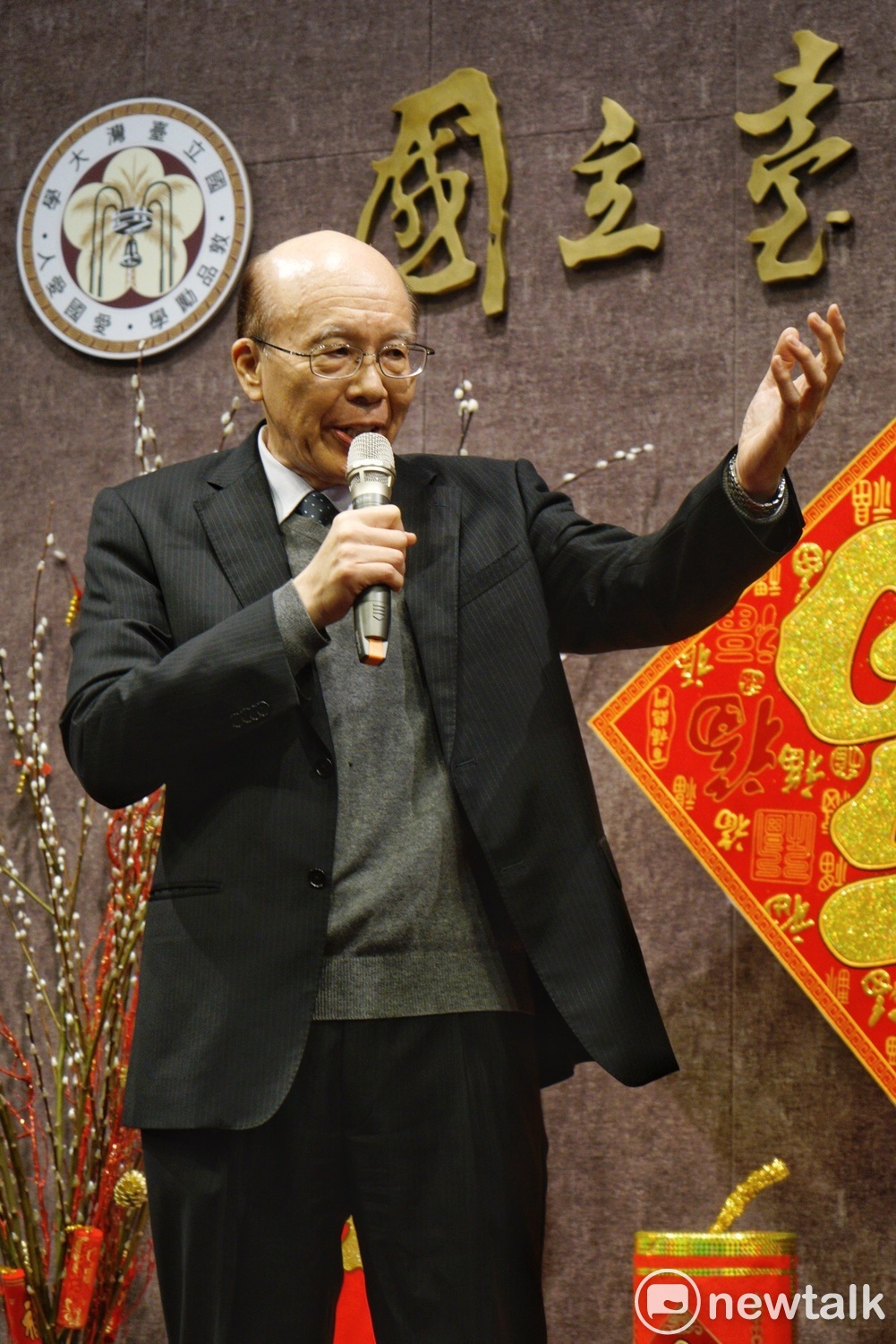 李嗣涔則批評，教育部玩法弄權，凌虐台大超過一個月。 圖：張良一/攝