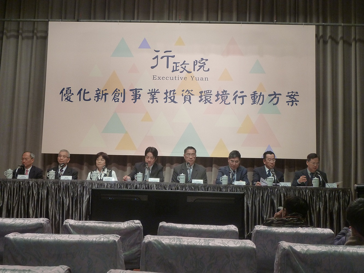 今（22）天的記者會由賴清德親自主持。 圖：謝莉慧/攝