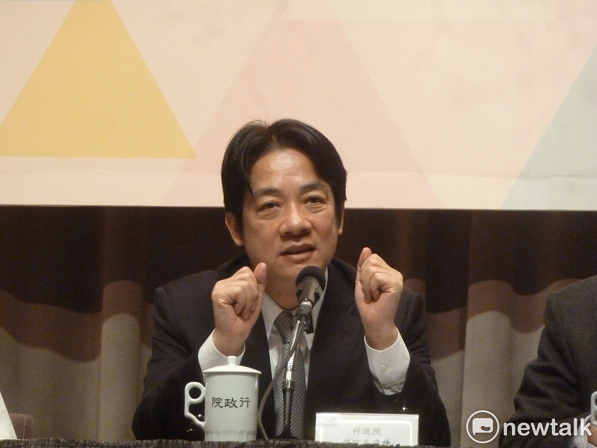 內閣人事再傳異動改組，行政院長賴清德今（22）日出席院會後記者會表示，「當時機成熟，我再跟大家報告。」 圖：新頭殼資料照片