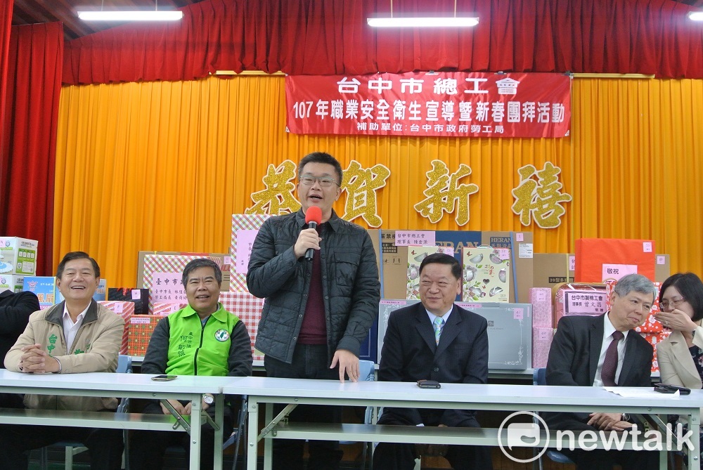 蔡其昌說忘了當年是否說過林佳龍壞話，但兩人現在是合作關係。 圖：唐復年/攝