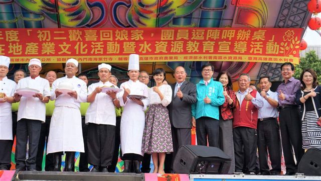 內門總舖師名聞遐爾，陳其邁出席活動，也提發展計劃。 圖：陳其邁服務處提供