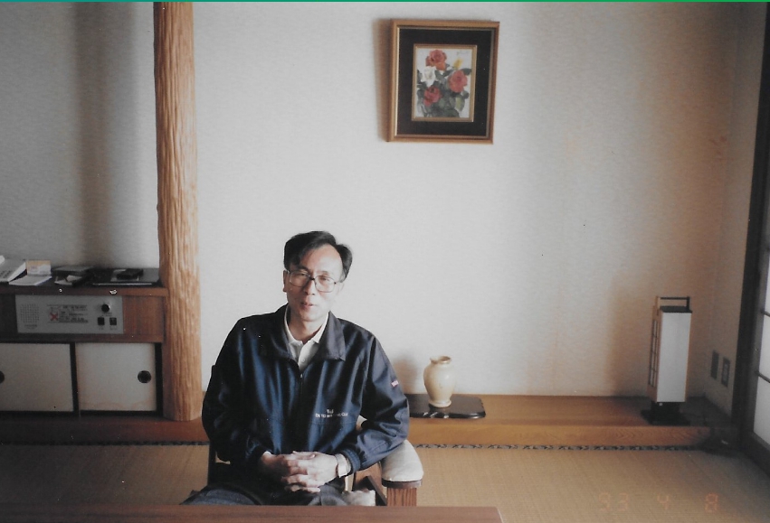 張維嘉老師 1976年攝於日本。 圖：張維嘉/提供