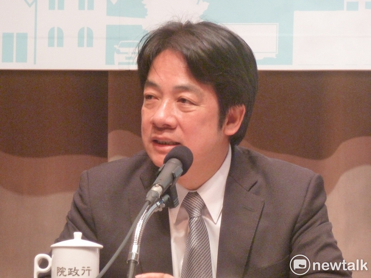 行政院長賴清德今（1）日在院會聽取「物價相關研析」報告後表示，由中央銀行的簡報呈現，今年台灣的物價會相當穩定。 圖：新頭殼資料照片