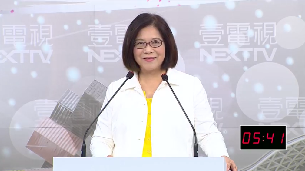 管碧玲表示，早已布局真正前瞻的航太產業，領先全球。 圖：翻攝直播畫面