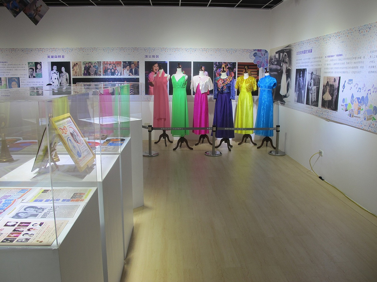 「意難忘-美黛歌唱故事特展」在桃園光影文化館展出美黛歌唱生涯相關資料 圖:桃園市政府/提供
