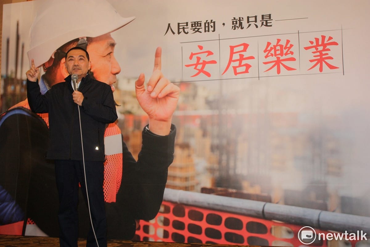 侯友宜宣布參選新北市長。 圖 : 林昀真/攝