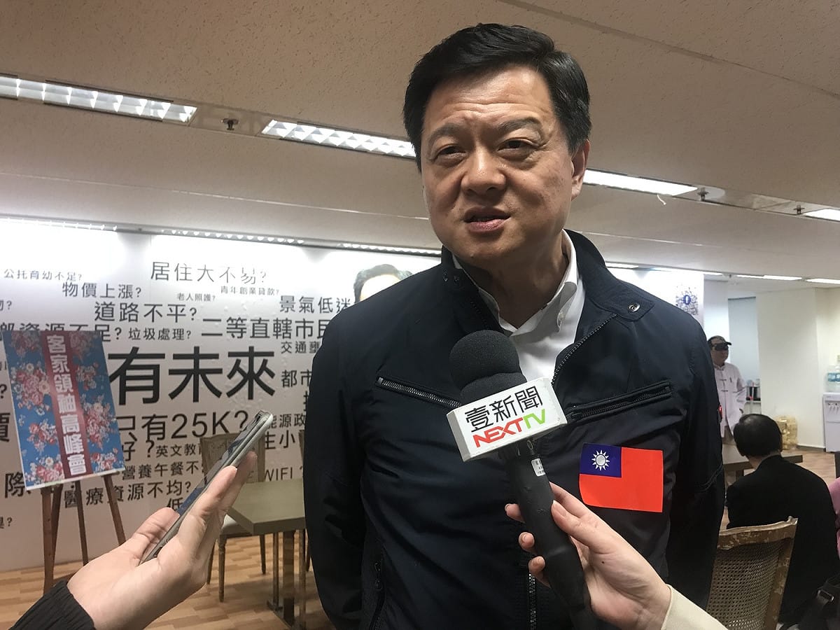 周錫瑋強調: 「不能容忍不藍不綠」。 圖 : 周錫瑋競選團隊/提供