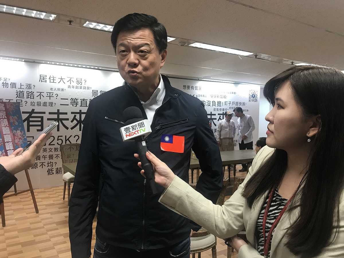 周錫瑋說他要讓國民黨打贏2018、2020的選戰。  圖 : 周錫瑋競選團隊/提供