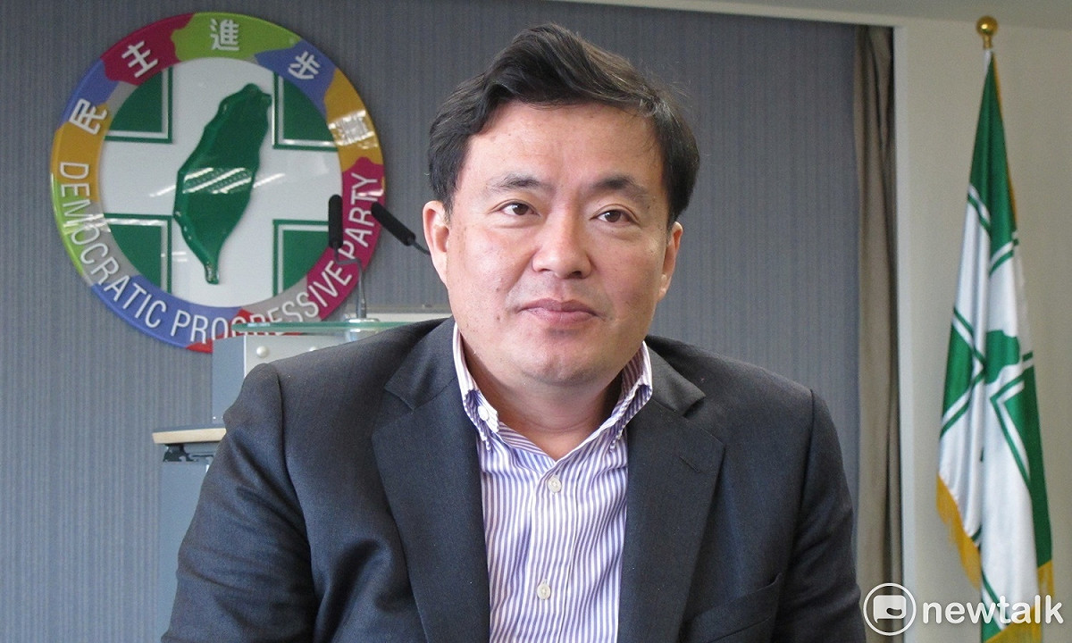 民進黨秘書長洪耀福今日表示，就算國民黨不提名曾加入民進黨的林為洲，也不該用其出身詆毀他。資料照片。 圖：林朝億/攝