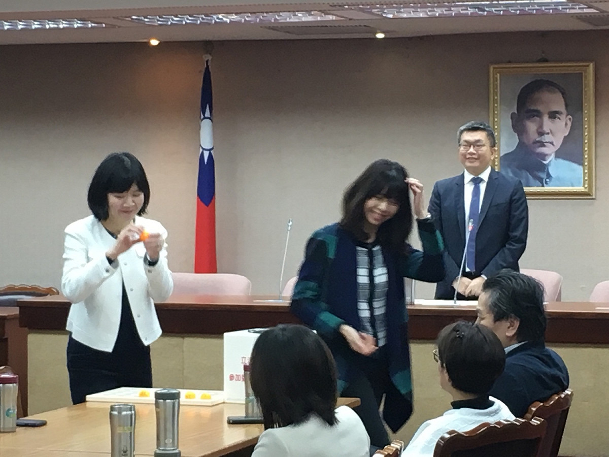 洪慈庸抽到司法及法制委員會。 圖：黃韋銓/攝