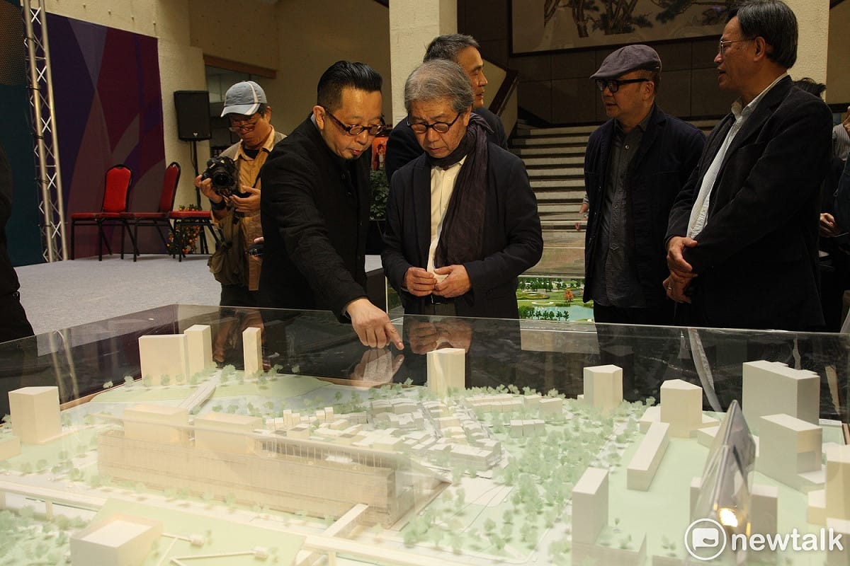 桃市美術館設計評選出爐，由「石昭永建築師事務所與共同投標廠商株式會社山本理顯設計工場」設計團隊奪冠。 圖：林昀真/攝