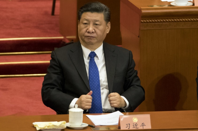 紐約時報報導，中國料將修憲讓國家主席習近平可以終身執政，如今鮮少人相信中國會走向西方民主和法治。 圖：達志影像/美聯社